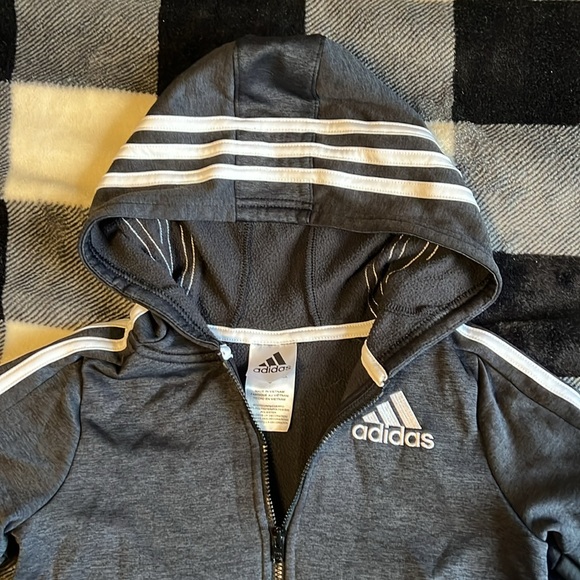 Adidas Track Jacket / Sweatshirt. Size 6. - Picture 3 of 11